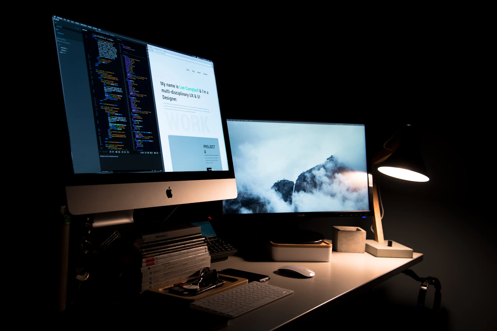 Professional web design environment